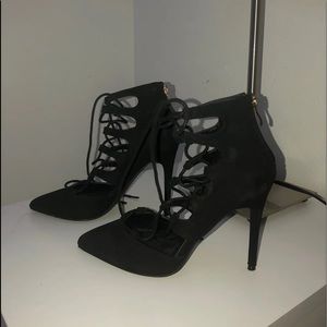 Charlotte Russe lace up heels